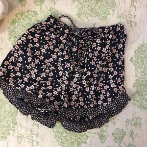 Soprano High Waisted Ruffled Shorts